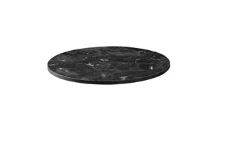 60 CM Ø BLACK MARBLE